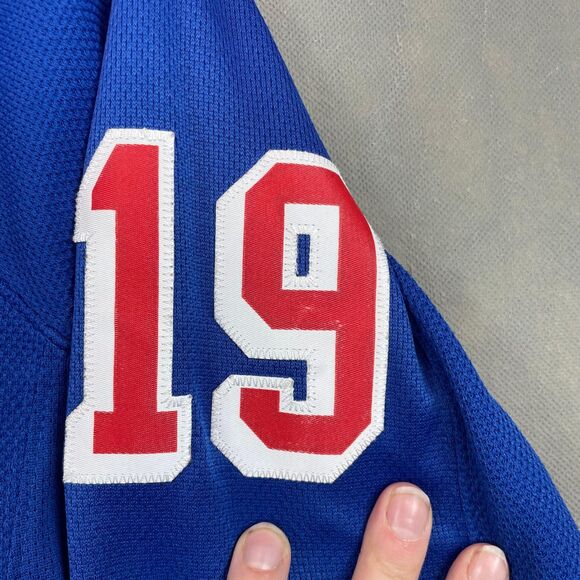 Reebok NHL Rangers Jersey Women Small Blue Lace-Up Richards #19 Licensed Casual - Picture 4 of 12